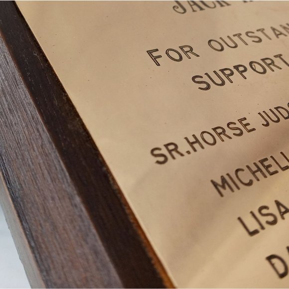 1976 4H Support Wall Plaque Vintage Western Art Decor 4 H Club - Picture 10 of 13